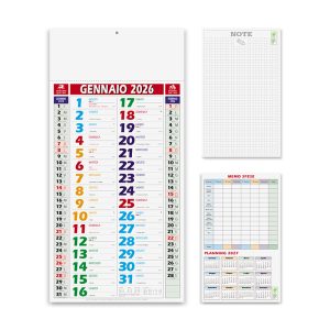 Calendari PA658 Olandesi (12 fogli) Shaded Color