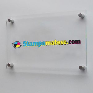 Targa in plexiglass 21x15