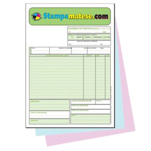 Fascicoli autocopianti 15x21 - 2 fogli