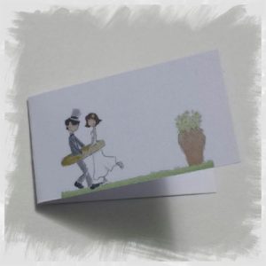 100 Bigliettini bomboniere matrimonio