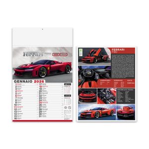 Calendario PA162 AUTO SPORTIVE - con testata Personalizzata