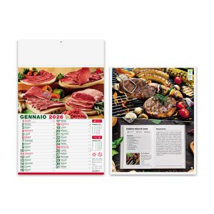 Calendario PA142 CARNI - con testata Personalizzata
