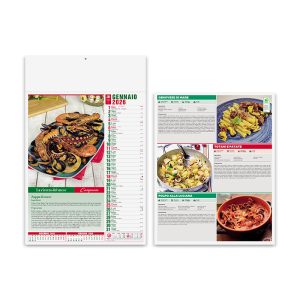 Calendario PA132 GASTRONOMIA - con testata Personalizzata